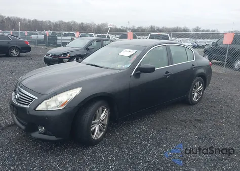 2012 Infiniti G25X from USA, damaged, VIN JN1DV6AR5CM860513